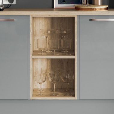 Tủ Bếp Chữ L - Phong Cách Hiện Đại