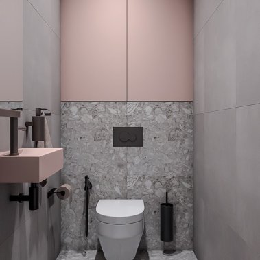 NỘI THẤT PHÒNG TẮM 07 - TONE MÀU HỒNG