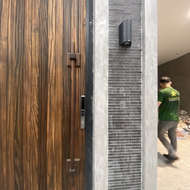 Khóa vân tay chống nước cửa nhôm xingfa, cửa sắt DEMAX EL606 SD APP - Cửa Lùa