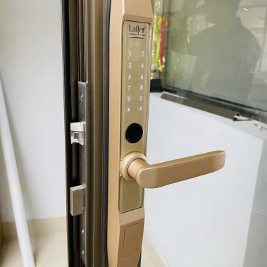 Khoá vân tay cửa nhôm, cửa đố nhỏ Laffer R1