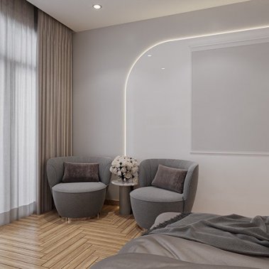 NỘI THẤT PHÒNG NGỦ 63 - PHONG CÁCH HIỆN ĐẠI TONE MÀU TRẮNG