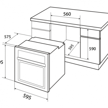 Lò Hấp Kết Hợp Nướng Kaff KF-ST56LXR