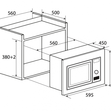 LÒ VI SÓNG ÂM TỦ KF- MC02