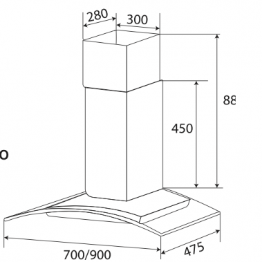  MÁY HÚT MÙI KÍNH CONG KF-GB027 / GB029