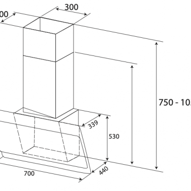  Máy hút mùi tự động KAFF KF-70LH