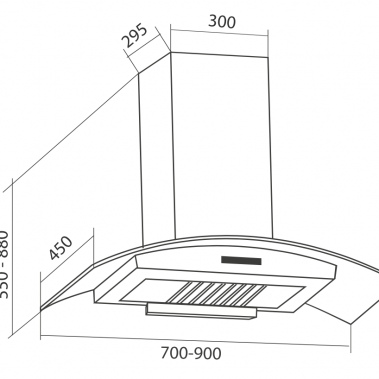 Máy hút mùi Eurosun EH-90K25