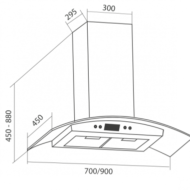MÁY HÚT MÙI EUROSUN EH-70K06S
