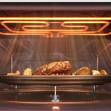 Lò nướng chiên không dầu SAMSUNG Bespoke 7 trong 1 (MC35R8088LE/SV)