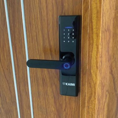 Khóa Vân Tay Kaimi S12 - Viền Đen