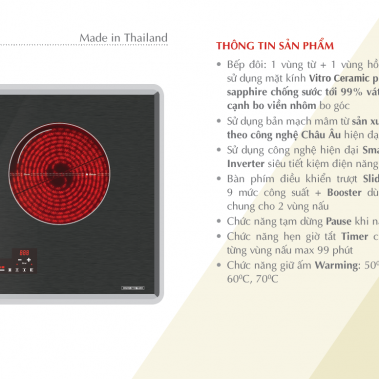Bếp điện từ CANZY CZ TL867DT