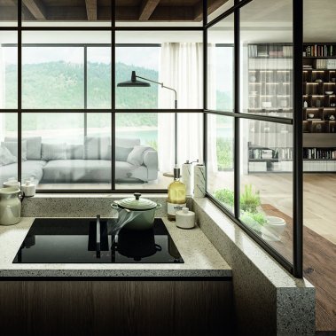 BẾP TỪ KẾT HỢP HÚT MÙI ELICA NIKOLATESLA FIT BL/A/60 PRF0167053