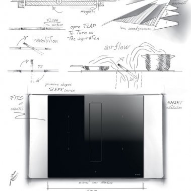 BẾP TỪ KẾT HỢP HÚT MÙI ELICA NIKOLATESLA FIT BL/A/60 PRF0167053