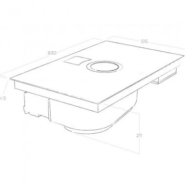 BẾP TỪ KẾT HỢP MÁY HÚT MÙI NIKOLA TESLA SWITCH ELICA