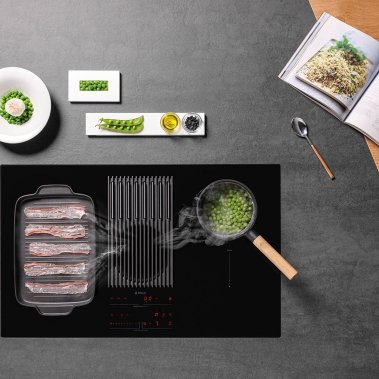 BẾP TỪ KẾT HỢP MÁY HÚT MÙI NIKOLATESLA LIBRA ELICA