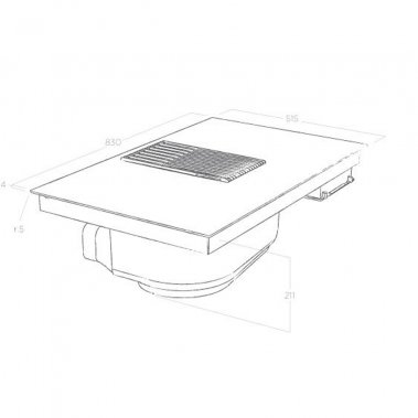 BẾP TỪ KẾT HỢP MÁY HÚT MÙI NIKOLATESLA LIBRA ELICA