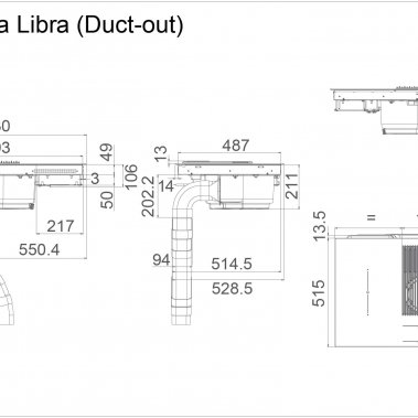 BẾP TỪ KẾT HỢP MÁY HÚT MÙI NIKOLATESLA LIBRA ELICA