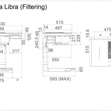 BẾP TỪ KẾT HỢP MÁY HÚT MÙI NIKOLATESLA LIBRA ELICA