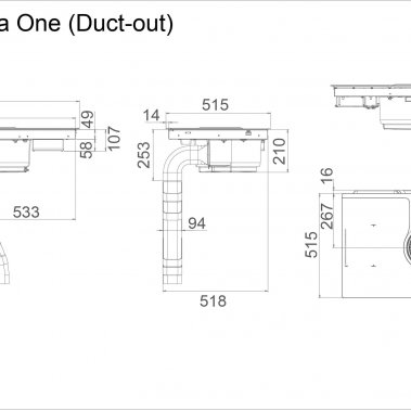 BẾP TỪ KẾT HỢP MÁY HÚT MÙI NIKOLATESLA ONE ELICA