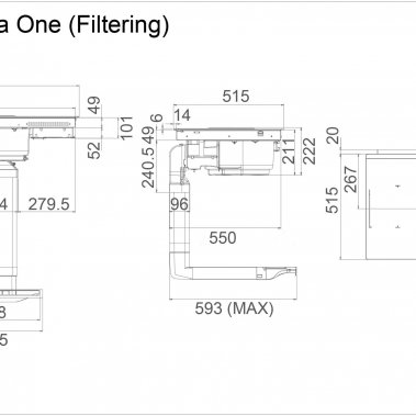 BẾP TỪ KẾT HỢP MÁY HÚT MÙI NIKOLATESLA ONE ELICA