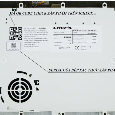 BẾP TỪ CHEFS EH-DIH836