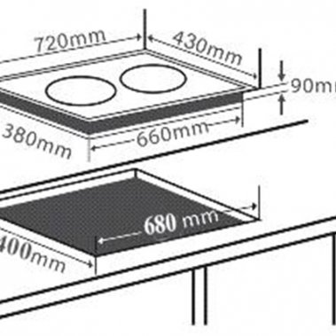 Bếp từ đôi Chefs EH-DIH321
