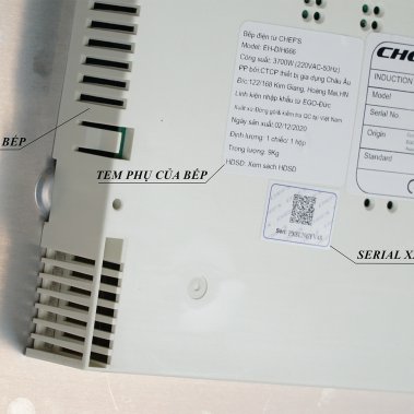 Bếp từ đôi Chefs EH-DIH666