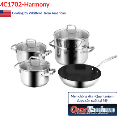 BỘ NỒI INOX MC1702 - HARMONY