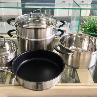Bộ nồi inox cao cấp Canzy CZ899