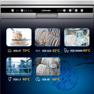 MÁY RỬA BÁT KOCHER KDEU-8818
