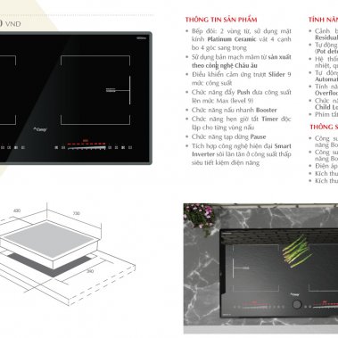 COMBO Khuyến mãi Bếp điện từ Canzy CZ 52I