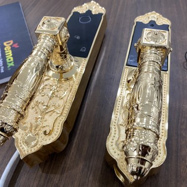 Khóa đại sảnh biệt thự vân tay Demax SL280 Gold