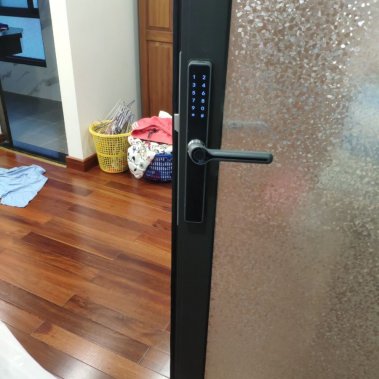 Khóa vân tay cửa nhôm xingfa Kassler KL-599 Black App