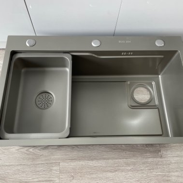 CTKM Chậu Rửa Chén 1 Hố Inox 304 Phủ Nano Chống Trầy Suly 7546