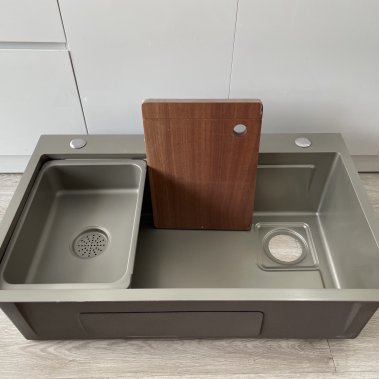 CTKM Chậu Rửa Chén 1 Hố Inox 304 Phủ Nano Chống Trầy Suly 7546