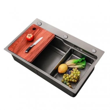 CTKM Chậu Rửa Chén 1 Hố Inox 304 Phủ Nano Chống Trầy Suly 7546