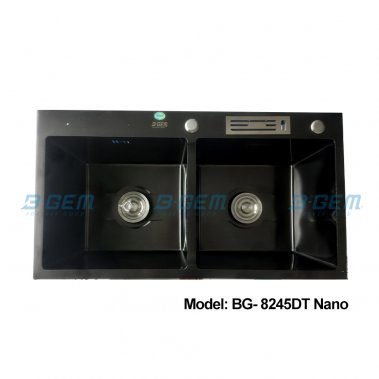 Chậu rửa chén inox cao cấp B-Gem BG-8245DT Nano