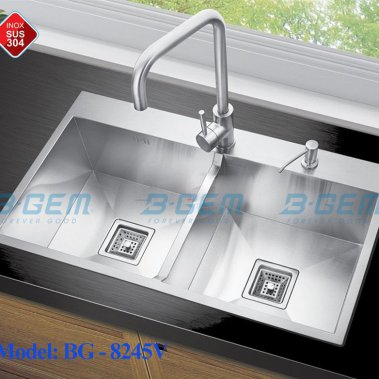 Chậu rửa chén inox cao cấp B-Gem BG-8245V