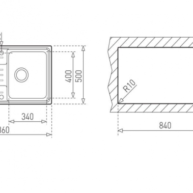 Chậu rửa chén Teka Stage 45 1B 1D 40108011