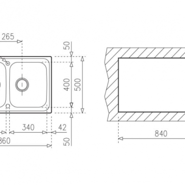 Chậu rửa inox TEKA CLASSIC 860.500.2B (2C) 10119021
