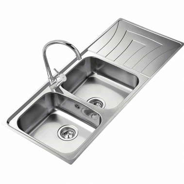 Chậu rửa inox TEKA UNIVERSO 2B 1D 10120012