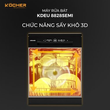 MÁY RỬA BÁT KOCHER KDEU 8828 SEMI