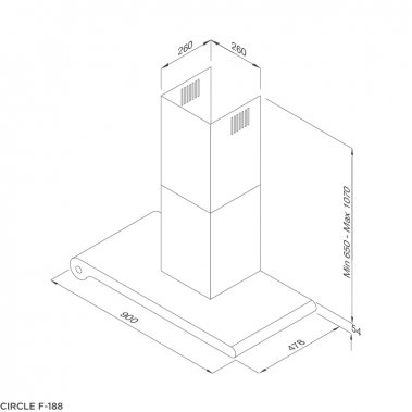 Máy hút mùi Malloca CIRCLE F-188