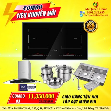 TRỌN BỘ COMBO CHO CĂN HỘ - MIỄN PHÍ LẮP ĐẶT - BH 3 NĂM