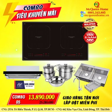 TRỌN BỘ COMBO CHO CĂN HỘ - N. KHẨU MALAYSIA -  BH 5 NĂM - MIỄN PHÍ LẮP ĐẶT