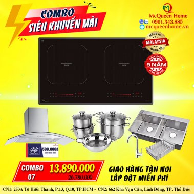 TRỌN BỘ COMBO CHO CĂN HỘ - N. KHẨU MALAYSIA -  BH 5 NĂM - MIỄN PHÍ LẮP ĐẶT