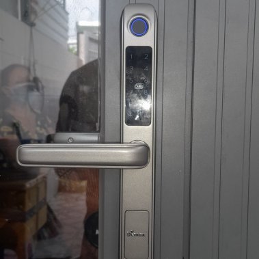 Khóa vân tay chống nước cửa nhôm xingfa, cửa sắt DEMAX EL101 SV - APP WIFI