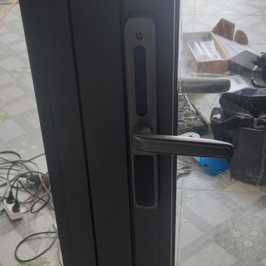 Khóa vân tay chống nước cửa nhôm xingfa, cửa sắt DEMAX EL101 SV - APP WIFI