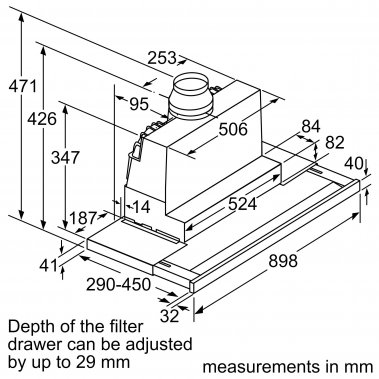 MÁY HÚT MÙI BOSCH DFS097J50B
