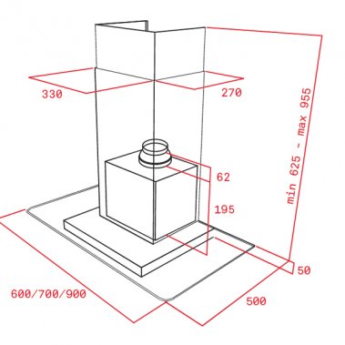 Máy hút mùi Teka DG 680 40485350