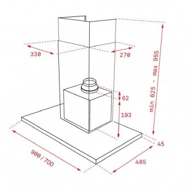 Máy hút mùi Teka DLH 986 T 40487182
